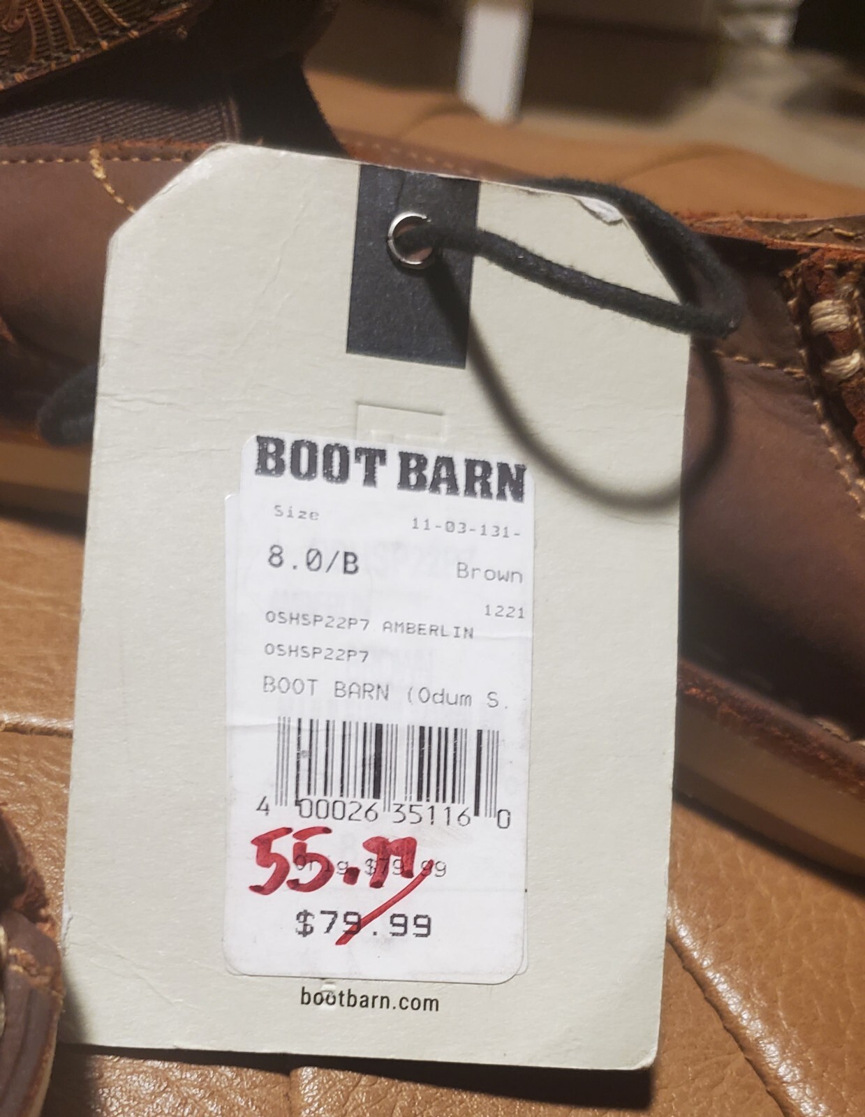 RANK 45 Women's Amberlin Textured Print Pull On Casual Shoe Size 8B New With Tag