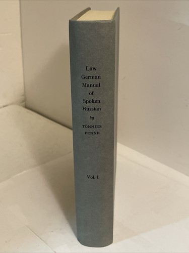 Tonnies Fenne's Low German Manual of Spoken Russian (4 volumes); facsimile, etc. - Picture 5 of 24