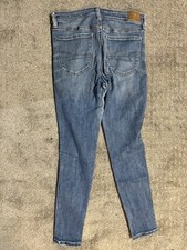 American Eagle Blue Next Level Stretch Jegging Pants Size 6 Short Distres