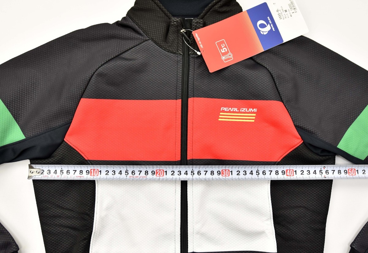 Pearl izumi Japan model 3555-BL windbreak Jacket size:M Red/Black 