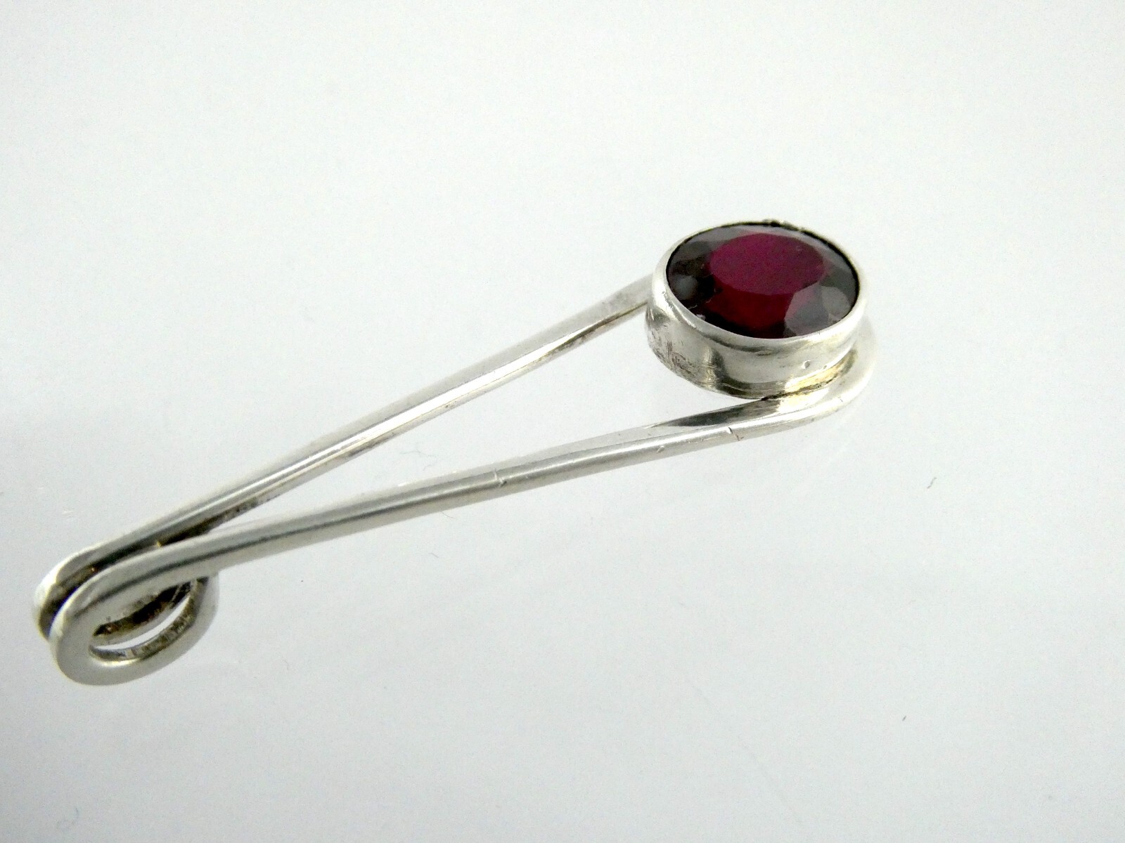 Sterling Silver Oval Cut Ruby Teardrop Shape Slid… - image 4