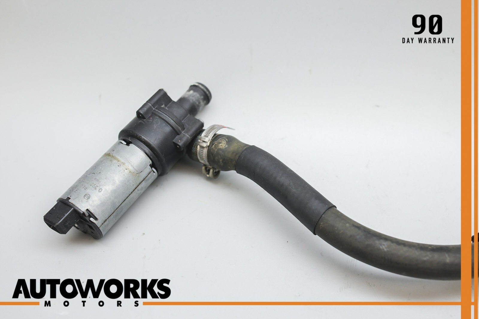 04-13 Maserati Quattroporte M139 Auxiliary Electric Water Pump w/ Hose Pipe OEM