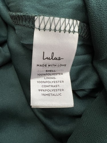 Lulus Damen Maxikleid grün Größe L neu mit Etikett - Bild 11 von 11