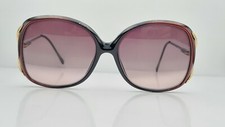 Vintage BerDel 942 Burgundy Oval Sunglasses FRAMES ONLY Italy