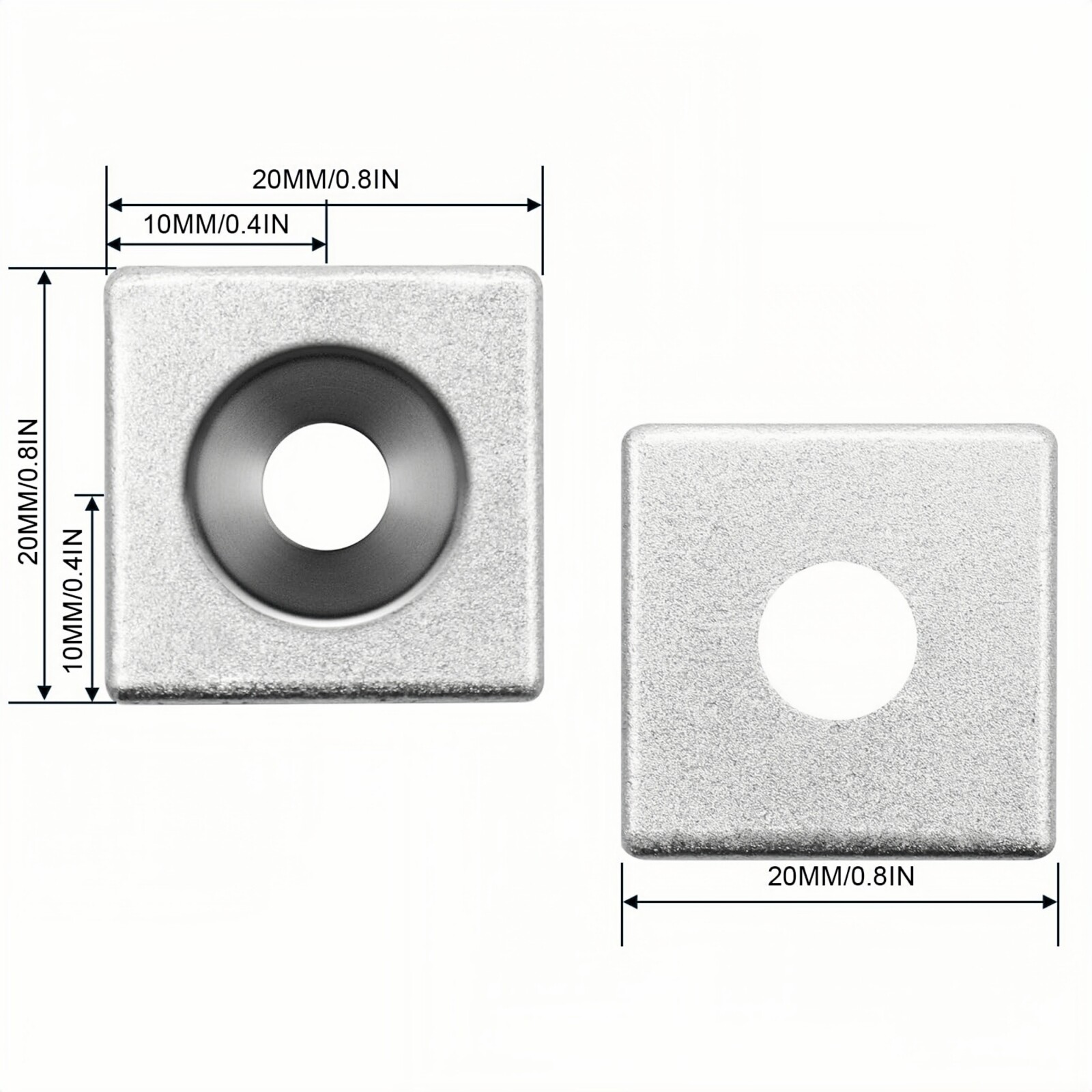 2020 Corner Bracket M5 Cube Connector 20x20 for 2020 Aluminum Extrusion Profile