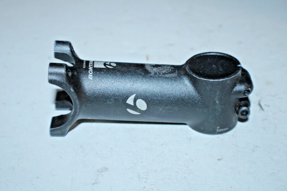 Bontrager 11/8" Threadless MTB Stem Black 100mm 31.8mm 7° Rise Fast USA Shipper - Image 4 of 4
