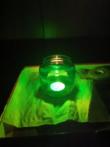Feuerhand Glas 275/ 276, Grün Petroleumlampe, Öllampe - Bild 1 von 2