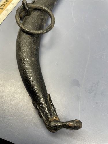Metal 25" Mule Horse Collar Single Hame Country Western Decor - Picture 2 of 9