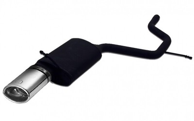 muffler for Ford Mondeo Mk III HB 2.0i 107kW 2000-2006 Single Oval Tip 120x80mm