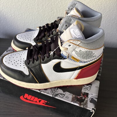 Size 4 - Jordan 1 Retro NRG x Union LA High Black Toe 885177345105