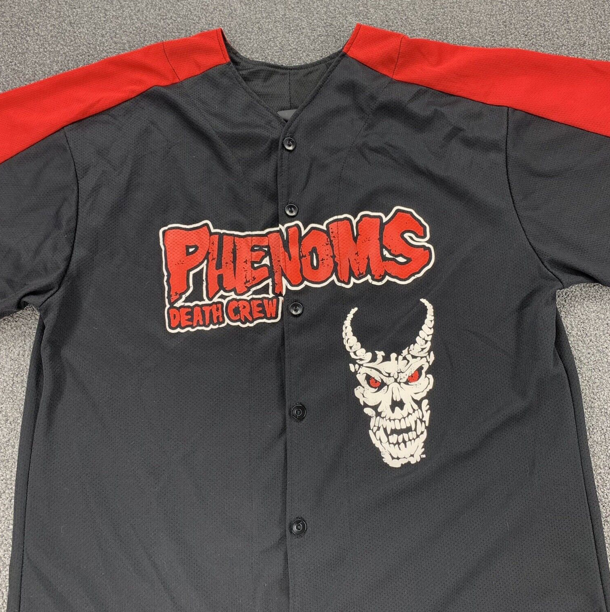 VTG The Undertaker Y2K Baseball Jersey Shirt WWE Phenom's Death
