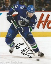 Vancouver Canucks Bo Horvat Signed Autographed 8x10 NHL Photo COA N