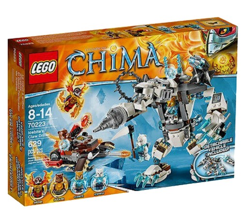 EUC Mint Clean 100% Complete Lego Icebite's Claw Driller 70223