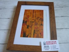 Framed a4 The big lebowski & business card walter sobchak security coan brothers