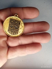 HOME SAVINGS AND LOAN 2 BILLION DOLLARS MEDAL BRASS