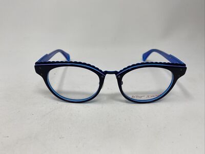 BETSEY JOHNSON LUSCIOUS LENNON BJ0164 05 50/19/140 BLUE PURPLE NR67
