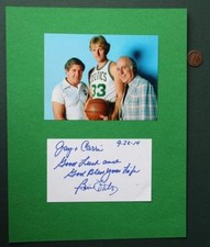 1970-80s Boston Celtics Coach Bill Fitch signed autograph & photo set VINTAGE---