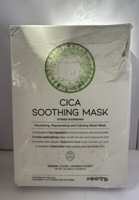 OOTD-Cica Soothing Mask-Set of 10-Intense Nourishing