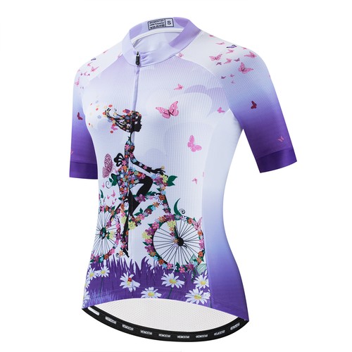 Damen Radfahren Trikot Fahrrad Trikot Shirt Fahrradausrüstung Kleidung Fahrrad Shirt - Bild 14 von 17