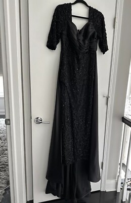 Black Elegant Guest Wedding Dress