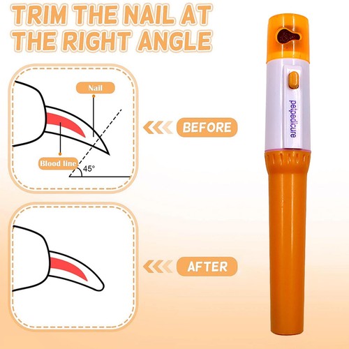 Dog Nail Grinder Electric Super Quiet Pet Nail Trimmer Powerful astounding - Picture 5 of 10
