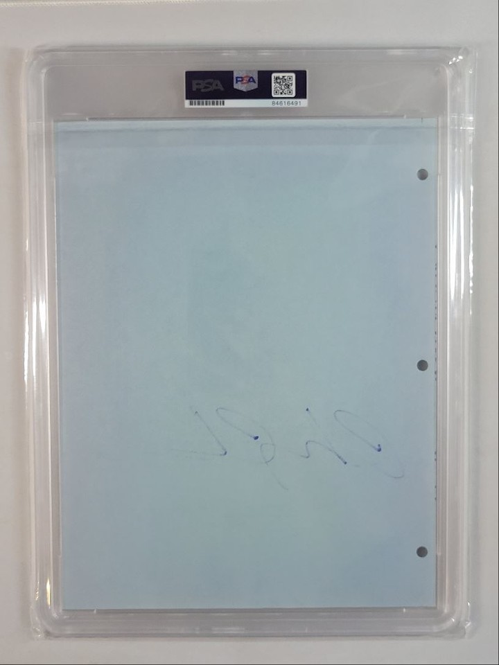 CHEVY CHASE 1980 CADDYSHACK SCRIPT PAGE 41 AUTHENTIC AUTO PSA 10 Q1524