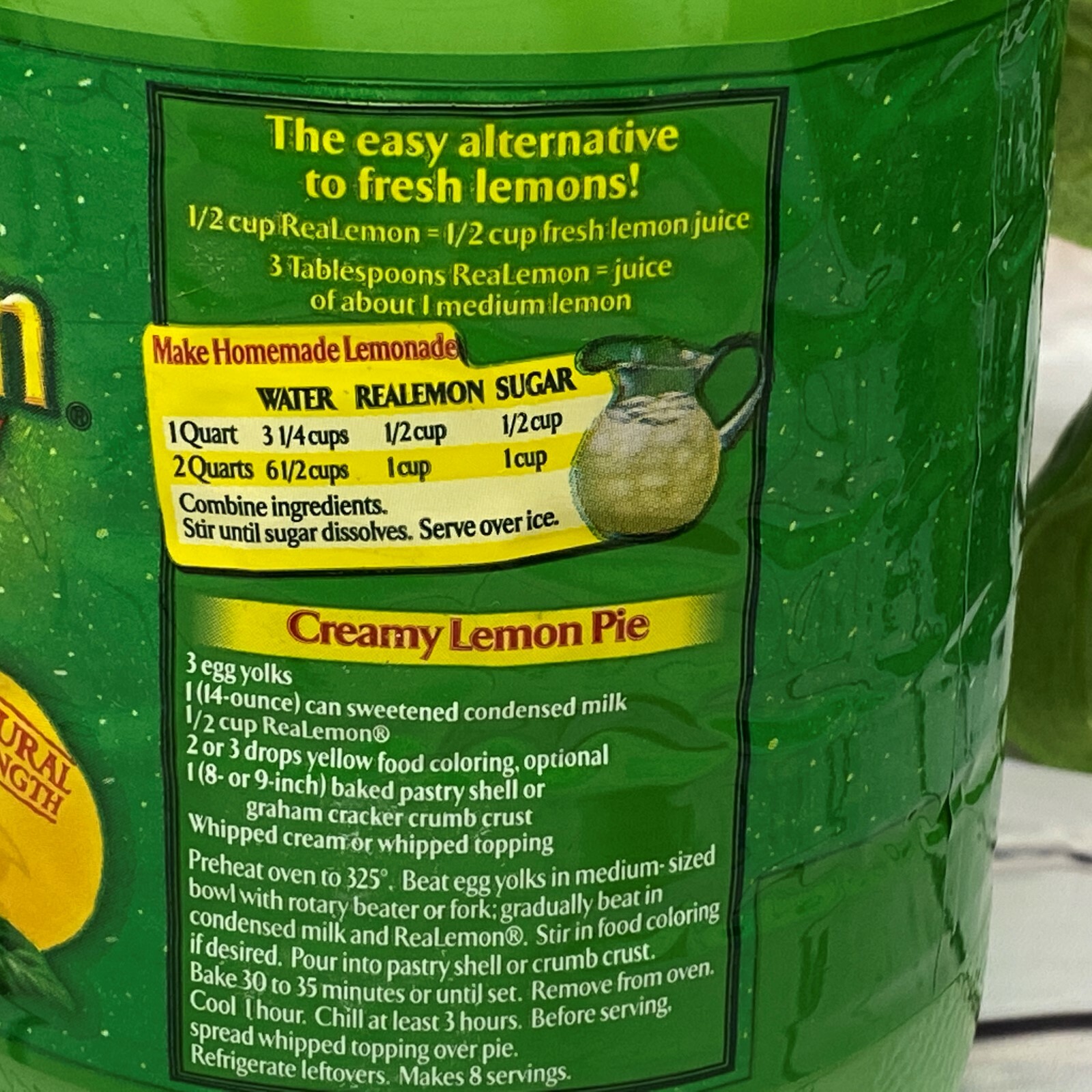 ReaLemon 100 Real Lemon Juice From Concentrate 2 48 Fluid Ounce