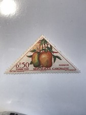 1 GABON REPUBLIC STAMP MANGO MINT HINGED MADAGASCAR 1962 TRIANGLE POSTAGE
