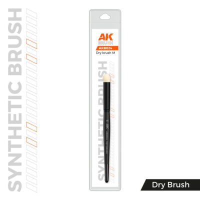 AK Interactive AKB024 - AK SYNTHETIC DRY BRUSH - M- Neu