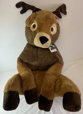 three foot high PLUSH 7-UP REINDEER ~ hard to find