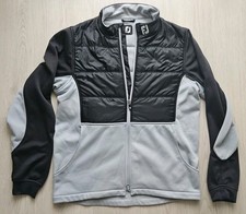 Footjoy Golf Jacke Herren Gr. L Schwarz Grau Hybrid Winter