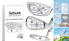 Golf Impact Tape Labels  Self-Teaching Sweet Spot 150PC-RIGHT HANDED GOLFER