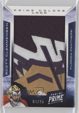 2012-13 Panini Prime Prime Colors Logo 4/25 Scott Clemmensen #87 0c3