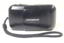 Olympus  mju Point  Shoot 35mm Film Camera Black From JAPAN