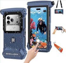 Professional 4th Generation Waterproof Diving Phone Case, Blue