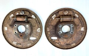 Jeep CJ5 CJ7 brake drum backing plates AMC 20 left / right 11" brakes FREE SHIP