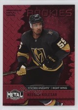 2020-21 Skybox Metal Universe Rookies PMG Red 91/90 Keegan Kolesar #106 0td