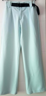 Manière De Voir Hose mit Bundfalten und festem Gürtel, Mintgrün Langgröße 38