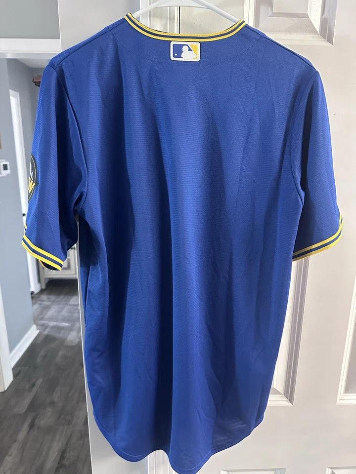 Camiseta Nike Seattle Mariners City Connect nueva con etiquetas talla pequeña Foto 4 de 4