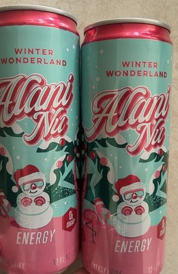 Alani Nu Winter Wonderland Energy Drink 12oz   Limited Edition  Brand New 2 Cans