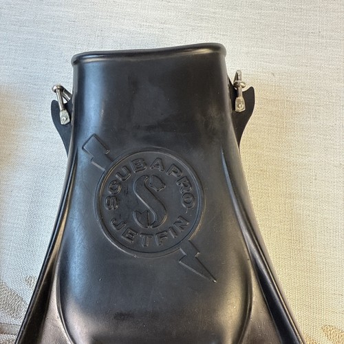 ScubaPro Jetflossen ohne Riemen - schwarz Größe Medium Jetfin 17,5" lang Made in USA - Bild 2 von 24
