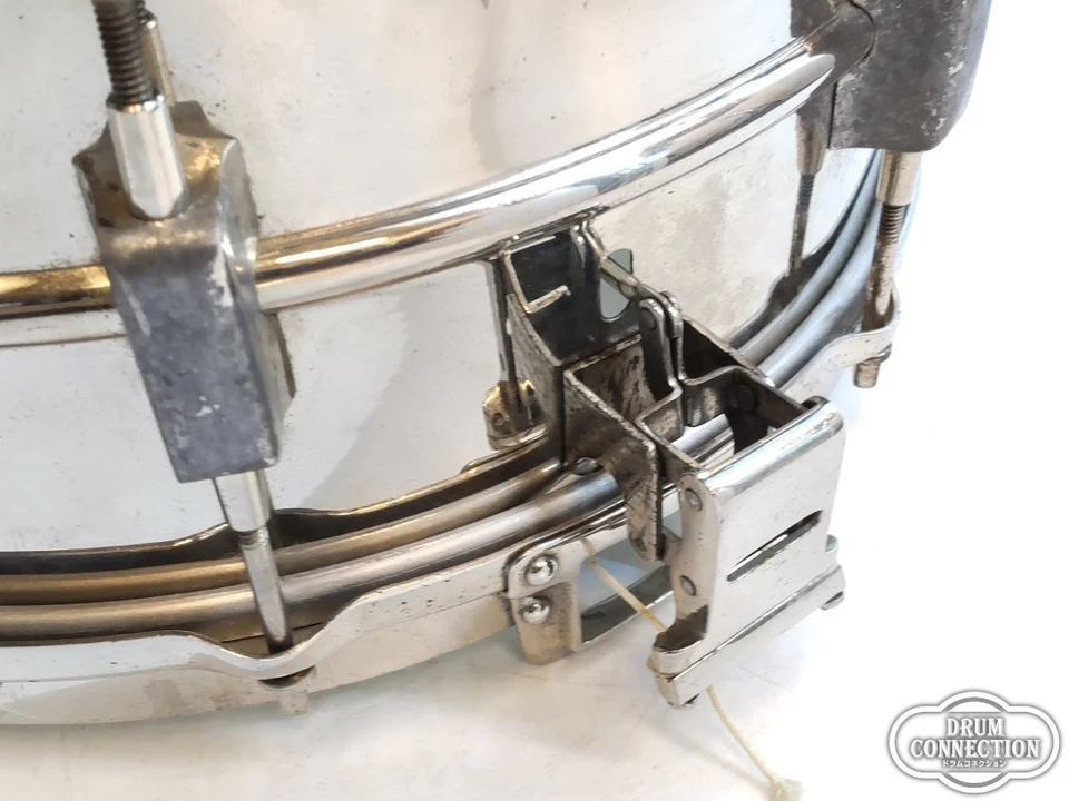 Caja de latón níquel vintage años 30 Leedy 14x6,5 usada Foto 4 de 4