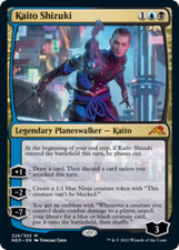Magic MTG - Kaito Shizuki - Kamigawa: The Neon Dynasty - MINT/NMINT - DE