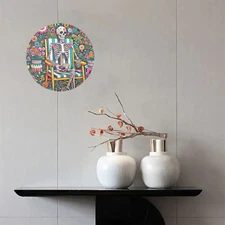 Magnolia Woman Disc 8x8 Vintage Sign - Cafe Wall Decor