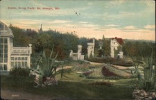 St. Joseph, Missouri MO Scene, Krug Park 1911 Antique Original Vintage Postcard