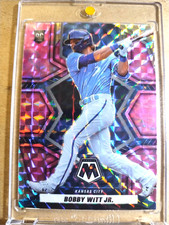 2022 Bobby Witt Jr. Panini Mosaic Rookie Pink Camo Mosaic Prizm RC MINT 🔥🔥🔥