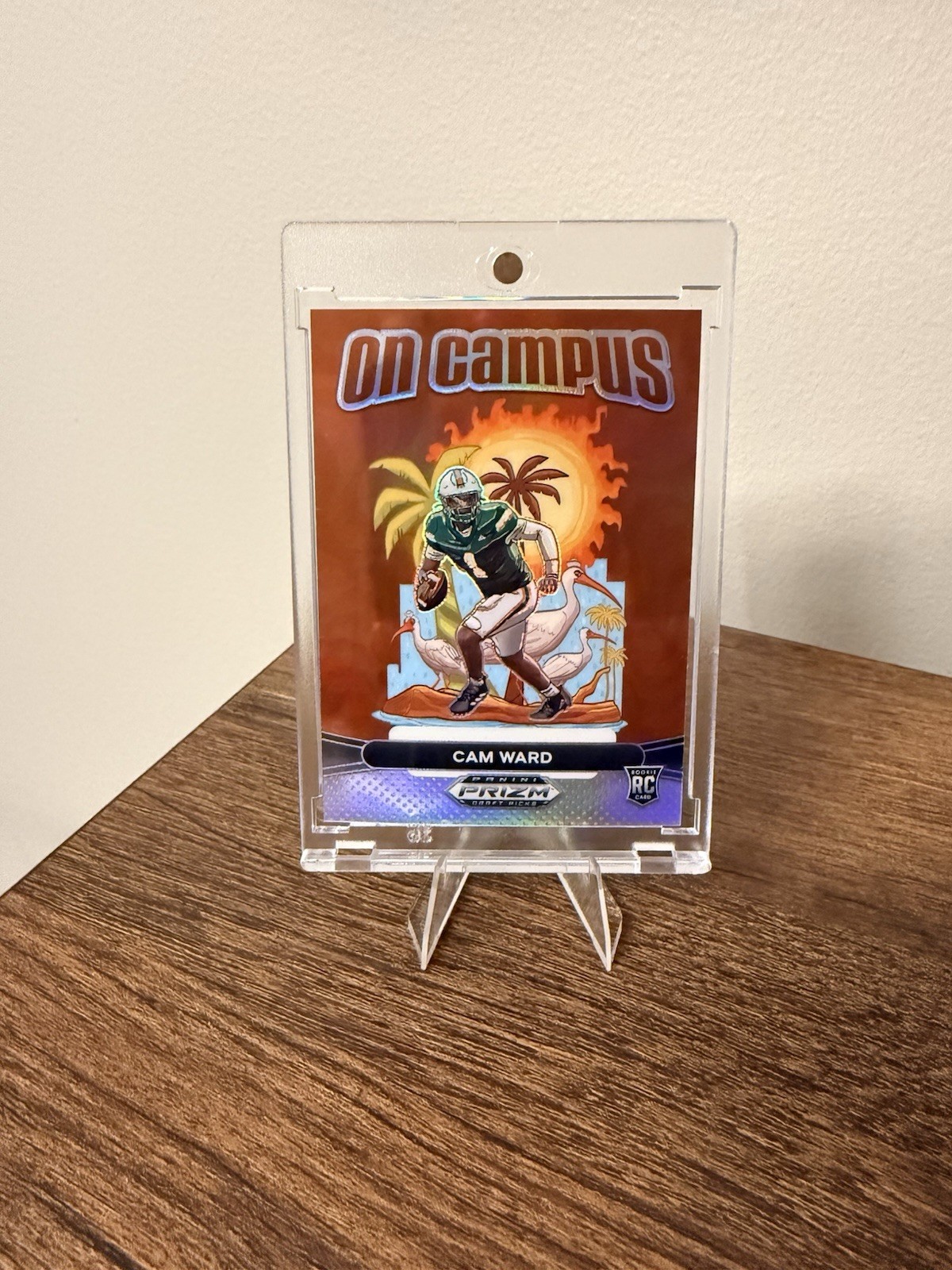 Panini Prizm Draft Picks “On Campus” Cam Ward Rookie Card (RC) 2025