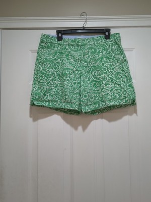  Crown & Ivy Women's CAROLINE Green Paisley SIZE 12 