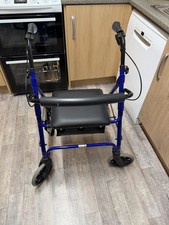 Days Rollator Walker 4-Wheel Stroller with Seat