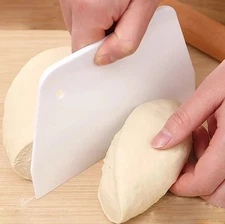 3pcs Multipurpose Dough Cutter & Bowl Scraper Set – 3pcs Baking Tool Kit - NEW